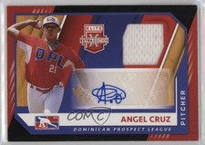 2021 Panini Elite Extra Edition Angel Cruz #DPLMS-AC Auto 1cx3