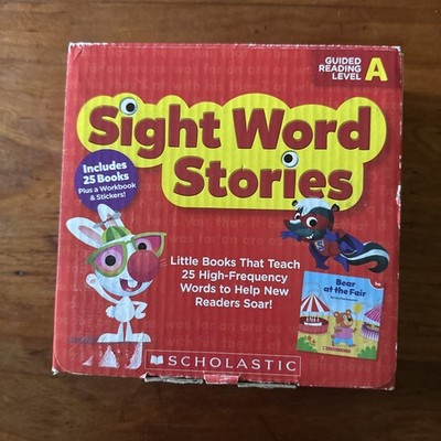 Scholastic SIGHT WORDS STORIES Guided Reading Level A