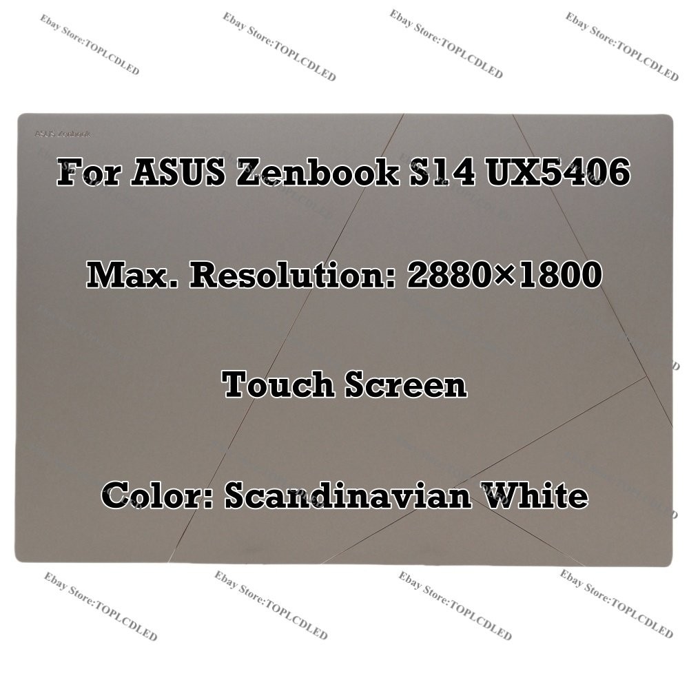 For ASUS Zenbook S14 UX5406SA-PV052W 2.8K OLED Screen LCD Complete Assembly