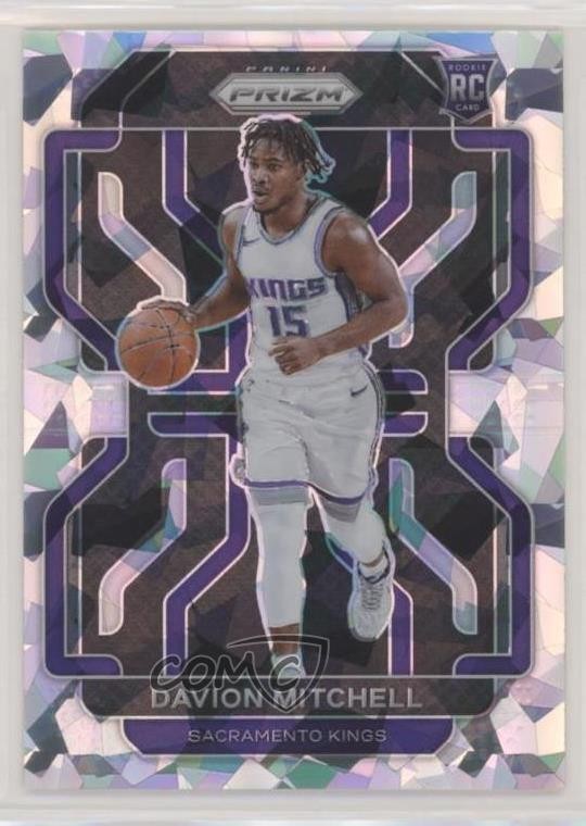 2021-22 Panini Prizm Ice Prizm Davion Mitchell #312 0nr3