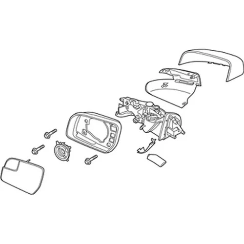 Genuine Ford Mirror Assembly KB3Z17683B