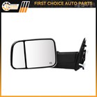 Pair Power Heated Chrome Tow Mirrors for Dodge RAM 1500-3500 Signal Puddle Light