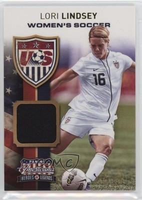 2012 Panini Americana Heroes & Legends Materials 88/199 Lori Lindsey #15 0b3
