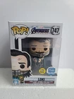 Funko Pop Marvel #747 Loki w/ Tesseract (Glow) Funko Shop Ex w/ Protector