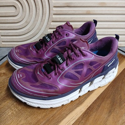 Hoka One One Conquest sz Womens Purple Magenta Running