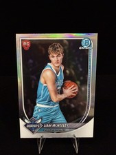 Liam Mcneeley Red Rookie Refractor SP #BRR-229 2025-26 Bowman Chrome Hornets RC