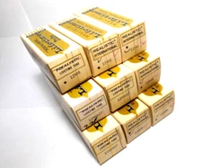 9 pc LOT Realistic USA Gold pin 12W6GT NOS Push-Pull Beam Power Output Tubes NIB