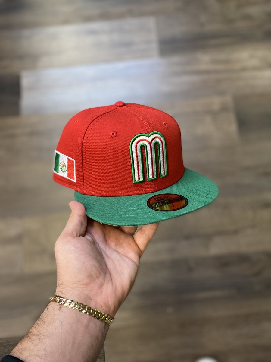 New Era Mexico WBC Red/Green 59Fifty Fitted Hat (Sz 7) | eBay