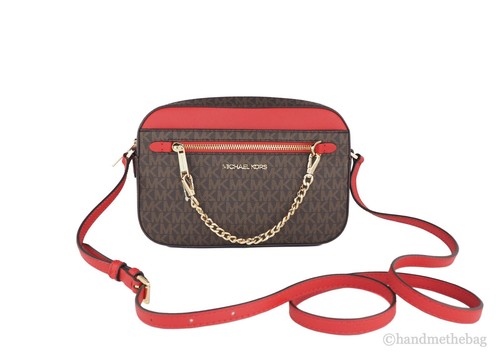 Michael Kors Jet Set Large East West Saffiano Leather Crossbody Bag Handbag - Picture 79 of 91