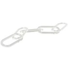 Deco 79 Acrylic Plastic Chain Decorative Sculpture Oval 5 Link Home Decor Sta...