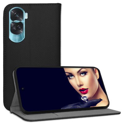 Schutzhülle Bookstyle für Honor 90 Lite 5G (6.7'') (schwarz) Tasche Case