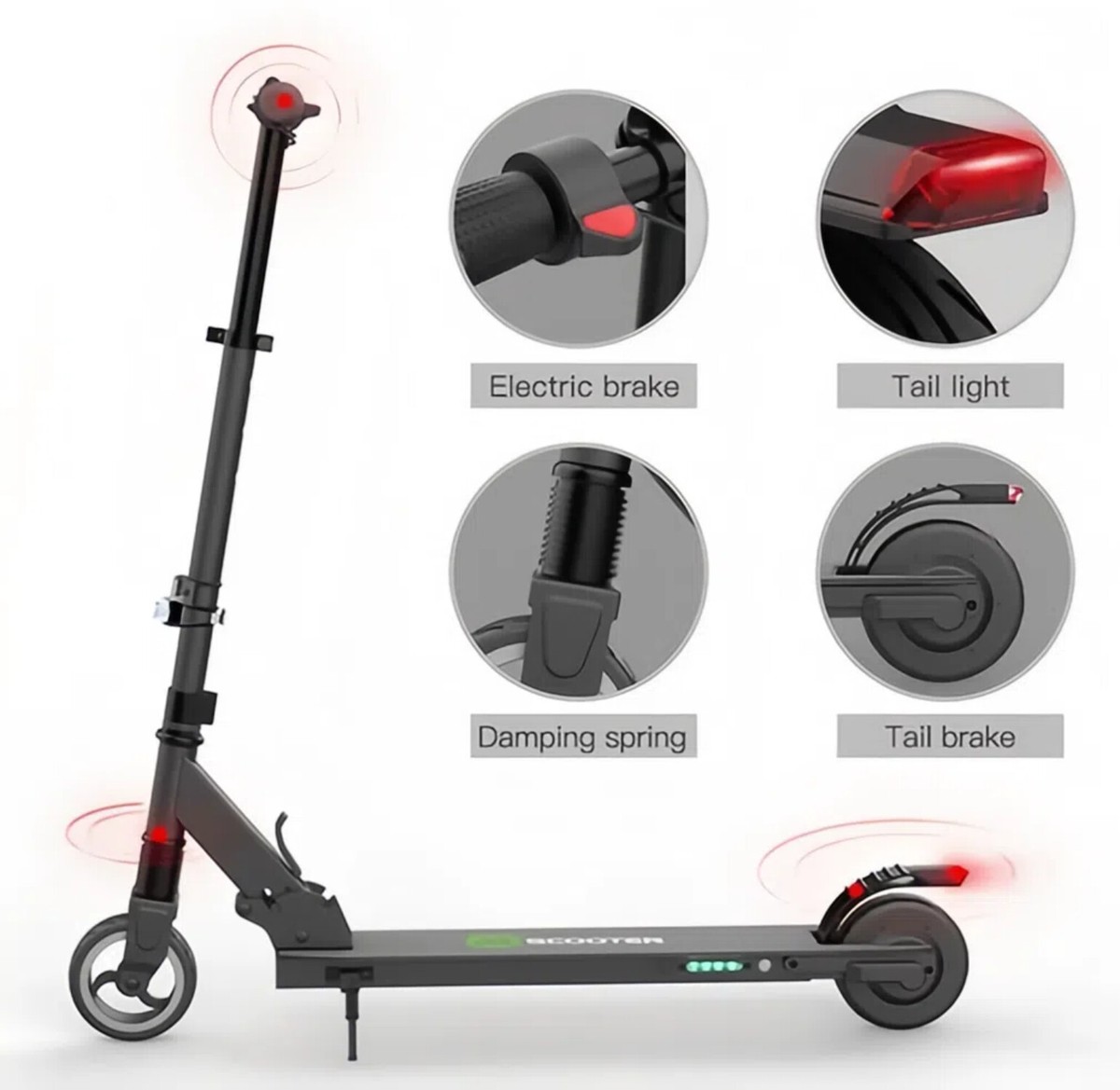 Scooter - キックボード MEGAWHEELS SCOOTER S1 Megawheels S1 Electric Scooter for Kids Teens 250W
