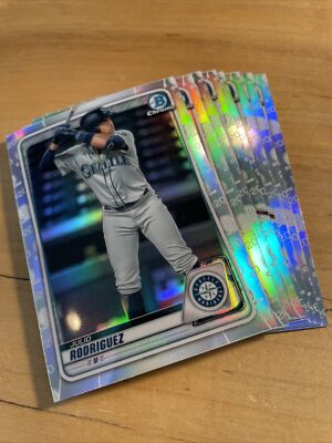 #ad 2020 Bowman Draft CHROME REFRACTOR INSERTS Complete Your Set ALL CHROME $0.99