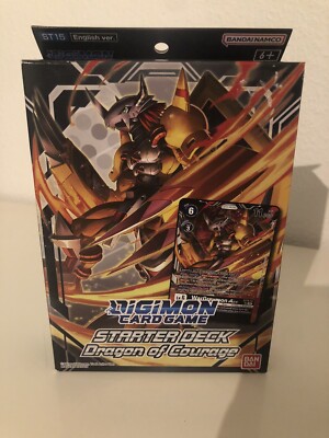 NEU/OVP - Digimon Card Game - Starter Deck Dragon of Courage ST-15 - englisch
