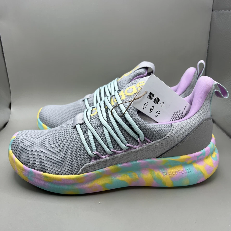 Adidas Unisex Niños Lite Racer Adapt 7.0 Zapatos para Correr Gris Tenis Juveniles 5Y 6.5 Foto 2 de 4