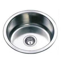 16" Stainless Steel Round Sink Undermount/Topmount