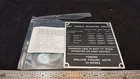 SPEED DATA PLATE HMMWV M998 HUMVEE 12339080 9905012245860 F3-2