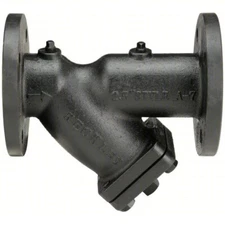 Keckley 41FFY-CI062P34-FBI-A7 Y Strainer, 4" Pipe, Flanged, Cast Iron, 200 Psi