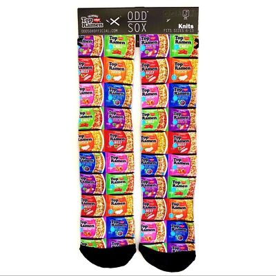 Odd Sox Nissin Top Ramen Noodles Crew Socks Mens Womens Fun Novelty Gift