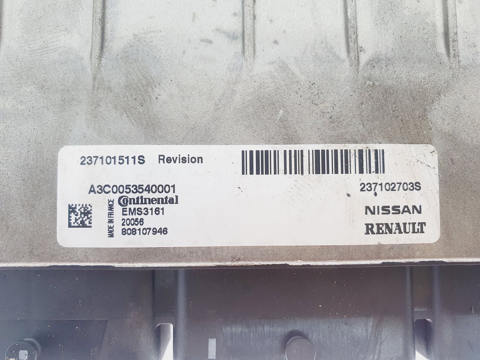 ECU Valeo 237102703S 237101511S EMS3161 A3C005354001 | eBay 