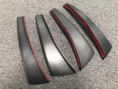 Fit for Porsche 911 991.2 GT3 4PCS Matt Carbon Fiber Front Splitter
