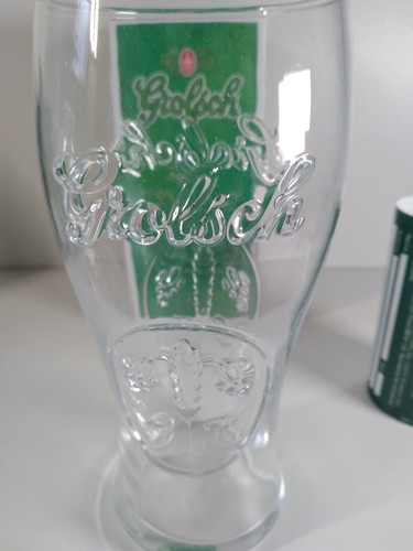 Grolsch Legend Embossed Beer Glass - Official Pint Glass CE Marked New Boxed - Picture 6 of 10