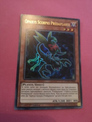 Ophrys Predaplanter Skorpion Yu-Gi-Oh! Karte Dupo-fr066 Brillant