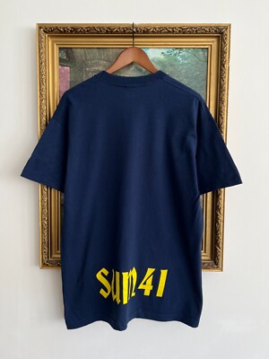 Vintage 2000s Sum 41 All Killer no Filler Punk Band Navy T-shirt