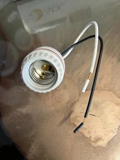 (10 pack) Medium Base Porcelain Sign Receptacle Socket