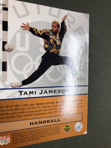1996 Upper Deck Olympicard Future Champions Tami Jameson #120 Excellent! - Picture 5 of 8