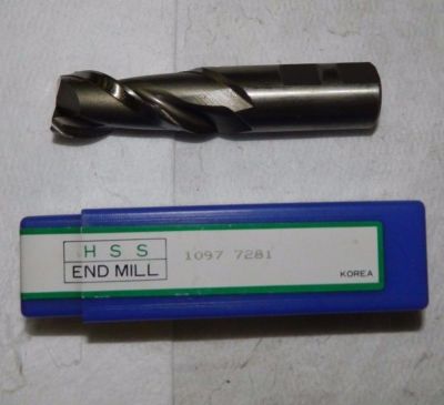 Interstate Square End Mill 7/8'' Dia x 1-7/8'' LOC 2FL HSS #10977281