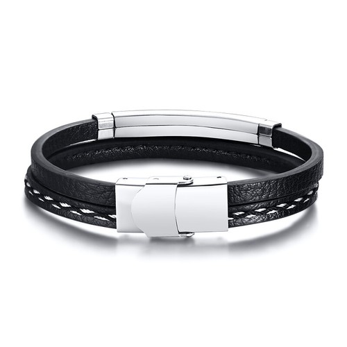 Personalized Engraving Medical Alert ID Men's Women's Bracelet Bangle Wristband - Picture 7 of 15