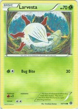 Pokemon Carte XY Chaudière à Vapeur Numéro 14/114 Larvesta Anglais