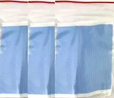 BLUE LINER DOUBLE SIDED TAPE STRAIGHT WIG 1" X 3" 108 PCS ~ WALKER TAPE CO