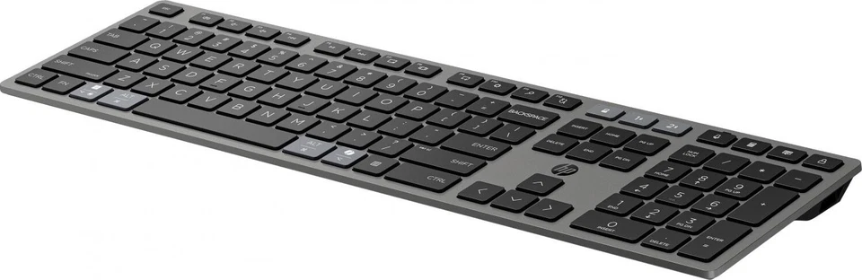 HP Tastiera Wireless Ricaricabile USB + Bluetooth Meccanico QWERTY Nero 9T5B1AA - Immagine 2 di 4