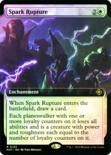 MTG FOIL Spark Rupture Extended Art  - March of the Machine: The Aftermath #153