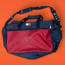 Used Vintage Large Blue Tommy Hilfiger Carry On Overnight Travel Bag