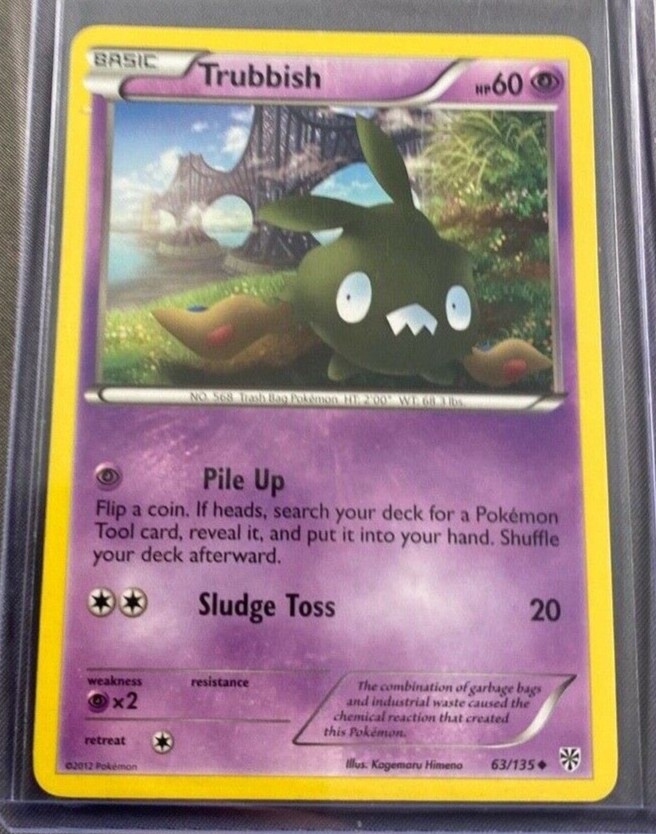 Trubbish - 63/135 - Uncommon Pokemon BW8 Plasma Storm Near Mint  English