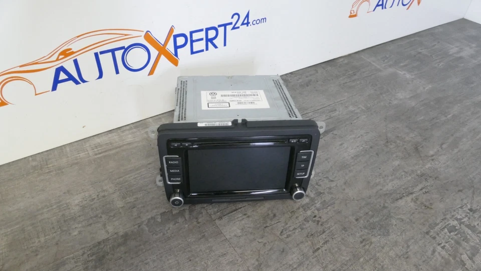 VW Touran 3 Radio Multimédia CD-Player Navi Autoradio Delphi 3C8035195 28296800 - Photo 3/4