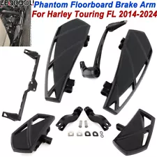 Footpegs Floorboards Kit Shift Lever Peg Brake Arm For Harley Touring Road Glide