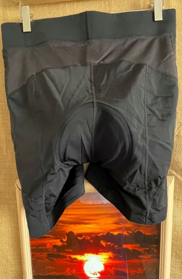 Short De Vélo Novara Taille L, Noir, Rembourré, Pour Homme, Occasion