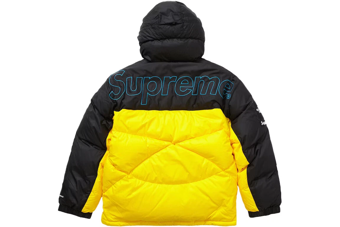 Supreme The North Face 800 Fill Half Zip Hooded Pullover Yellow
