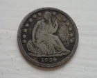 1839-O Seated Liberty Half Dime- Pleasing Originality - L &Y - Free Shipping