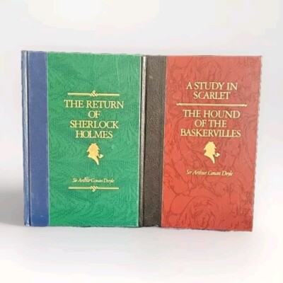 Sir Arthur Conan Doyle Sherlock Holmes reader's digest Books of two. HC.Illustra