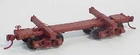 HO SCALE 28' SKELETON LOG CARS WITH TRUCKS 3 PACK WISEMAN MODEL SERVICES KIT