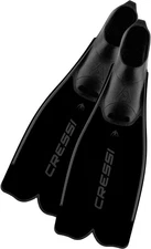 Open Box Cressi Rondinella Full Foot Fins - Black - 39/40 (5.5--6.5)