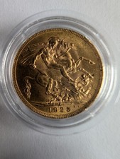 1925 King George V Gold Full Sovereign Coin