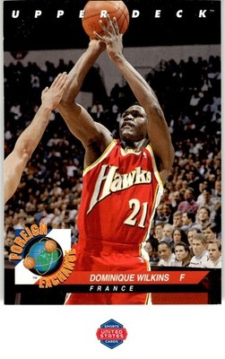 1992-93 Upper Deck #FE10 Dominique Wilkins Foreign Exchange