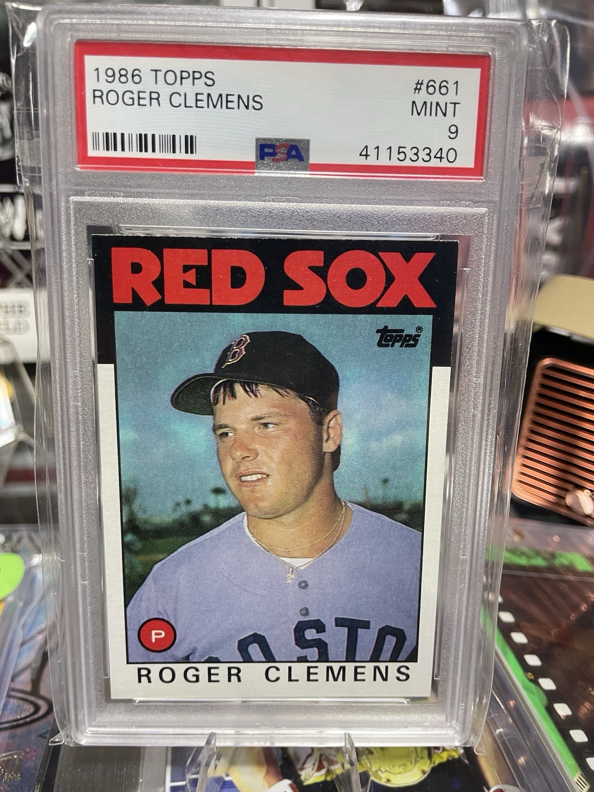1986 Topps - Roger Clemens #661 PSA 9