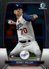 2023 Bowman Chrome #7 Bobby Miller LA DODGERS Rookie RC BUY 3 GET 1 FREE